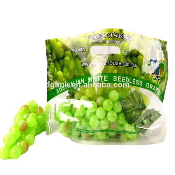 Custom Grape Packaging Protection Plastic Bag Newest Design Bags for Grape Fresh