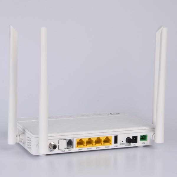 Диапазон ONU оборудования GPON оптического волокна 2GE совместимый ZTE Huawei двойной