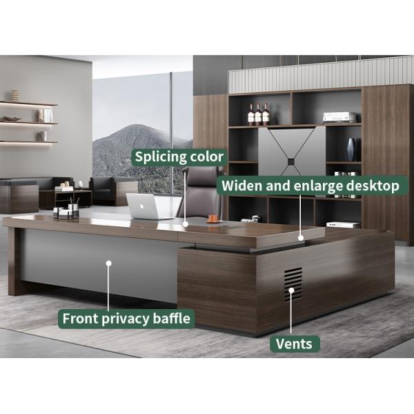 Роскошный Босс Исполнительный Деревянная современная мебель Стол офисный стол