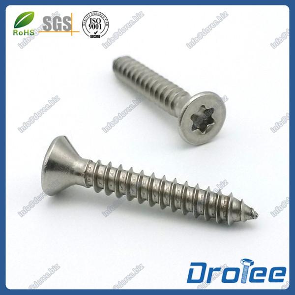 Stainless Steel 304 Screws Flat Head Torx Self Tapping Sheet Metal Screws
