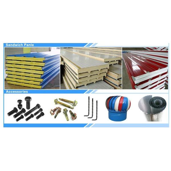 Структура стали склада Q355 с панелью сэндвича