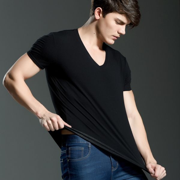 Top Fashion Men's T-Shirt Super Comfortable Custom Logo Wholesale