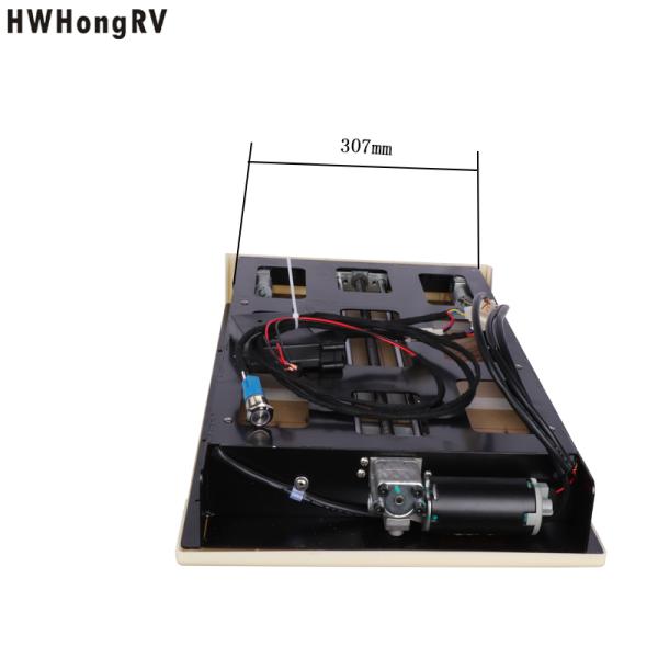 Powered rv recessed table  be compatible for Caravan campervan and  RV custom car seat electric powered foldable table