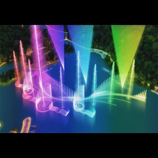 Бегущий, гоняющийся за водой Музыкальный фонтан Нержавеющая на открытом воздухе