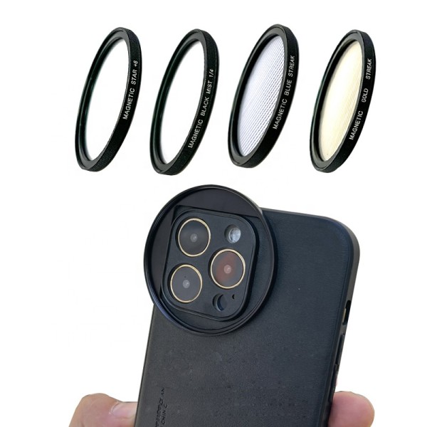 58mm Magnetic Phone Filter Waterproof Phone Camera Filters Anti Scratch For iPhone 14 Pro Max
