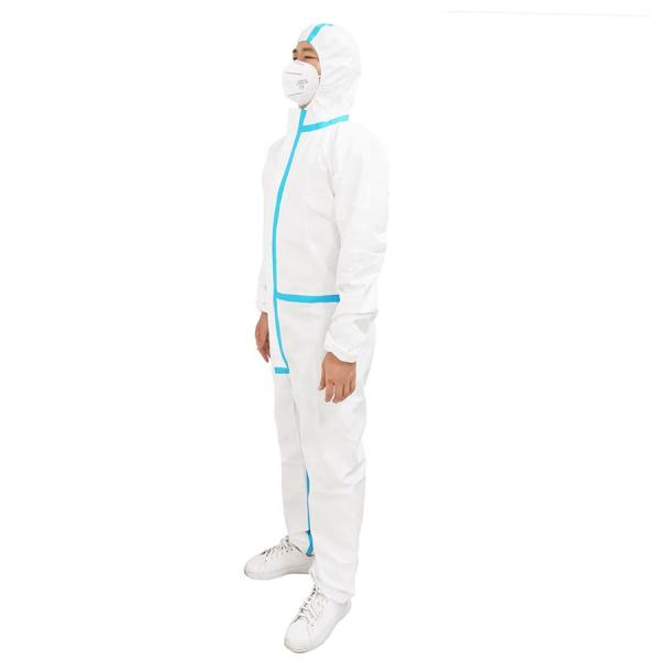 Waterproof PP PE 160cm Disposable Medical Clothing