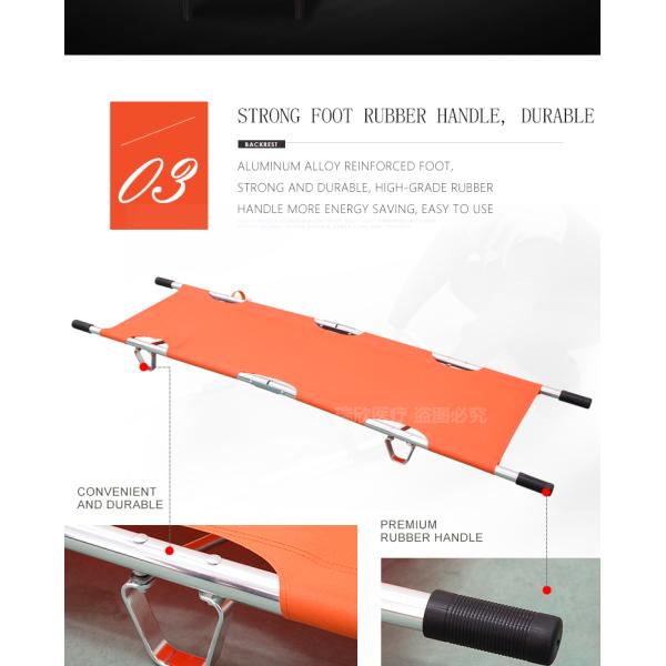 Rescue Folding Medical Stretcher Patient Collapsible Stretcher Ambulance