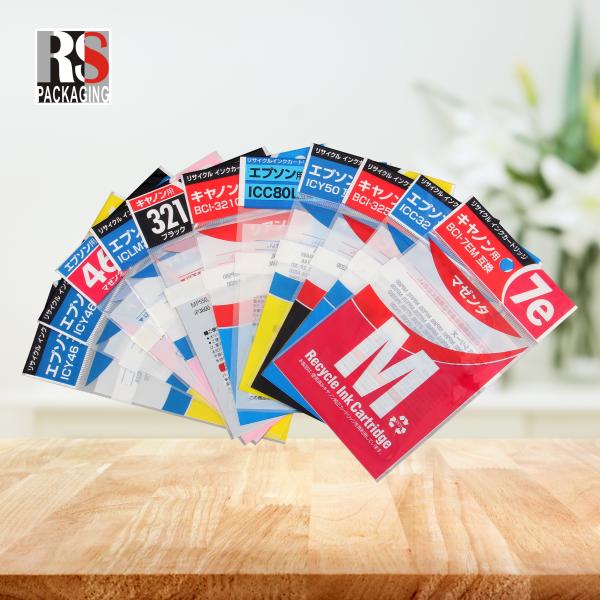 Food Snacks Packaging Stand Up Pouch Disposable OPP Poly Plastic Header Bags