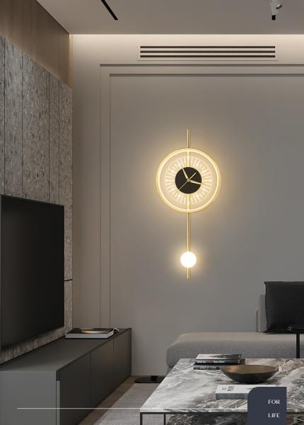 Modern Style Design Wall Lamp For Living Room Bedroom Background Hotel Clock Wall Lamp(WH-OR-252)