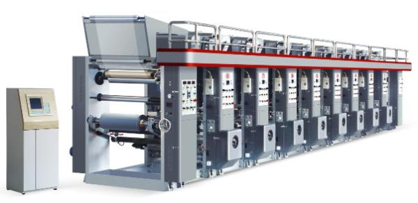 High Speed Plastic Film Printing Machine HQASY-B 800/1000 CE Approval