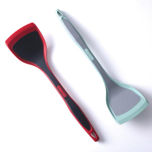 Espátula Turner do silicone de 2 cores