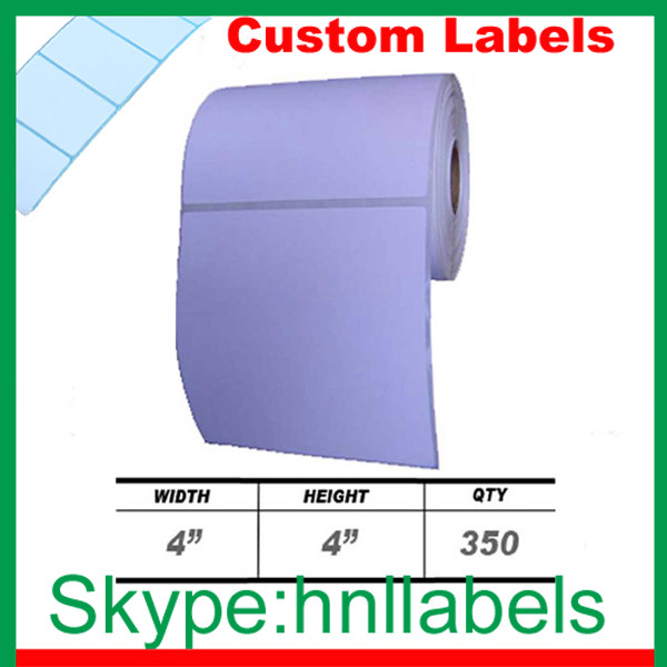 4x4-inch Direct Thermal Label Rolls for Zebra/ Eltron Thermal Printers