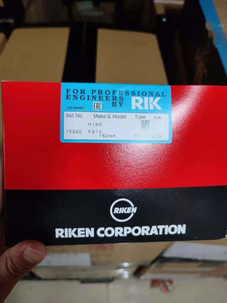 Nenhum 13011-3310a 13019-1730a 150MM RIK Piston Rings F21c Japão Rik 15220