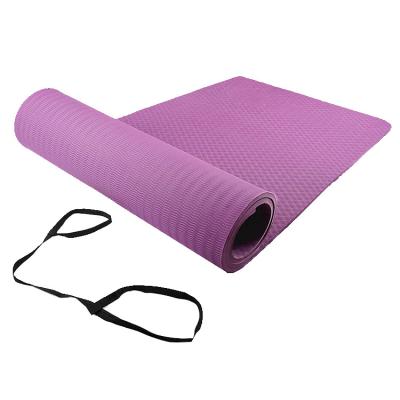 da espessura resistente da esteira 6mm da ioga do exercício do rasgo de 183x61cm ZH marca própria Rollable