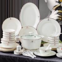 Ensemble en céramique Oven Safe Ceramic Dinnerware Set de vaisselle de taille moyenne