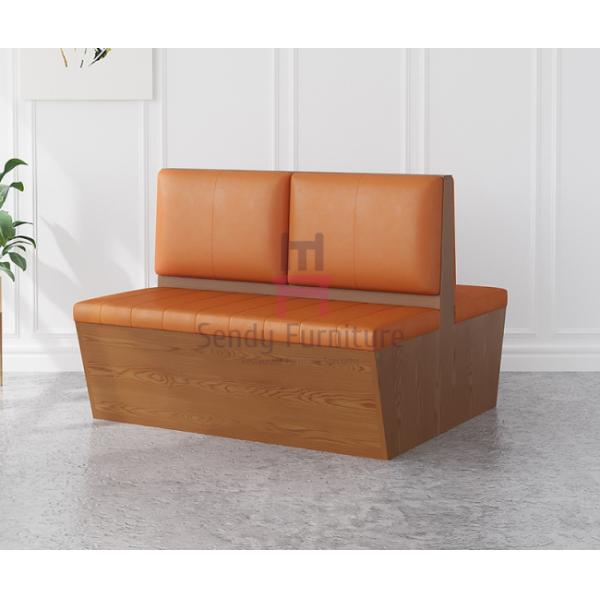 Будочка 3.8cbm ресторана PU водоустойчивого ламината кожаная обитая