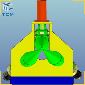 Special Sheet Metal Cone Rolling Machine 3 Rollers Hydraulic