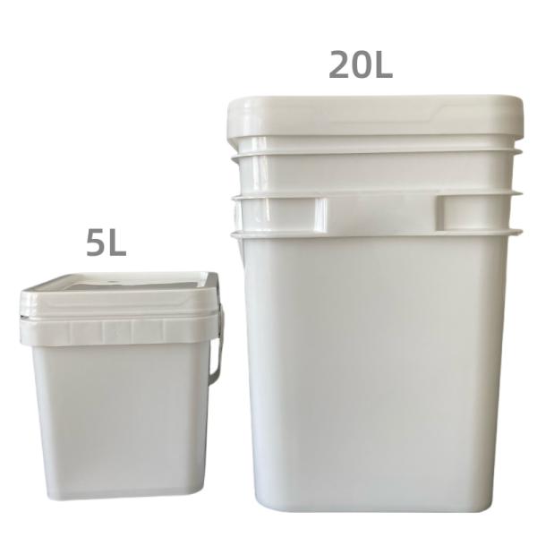 Leak Proof Polypropylene 1L 3L 5L 10L 16L Bucket with Lid Durable Plastic Pail Bucket