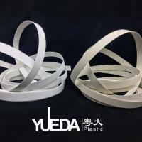 Muebles de alta gama banda de borde de la piel sensación de iceberg blanco de PVC banda de borde