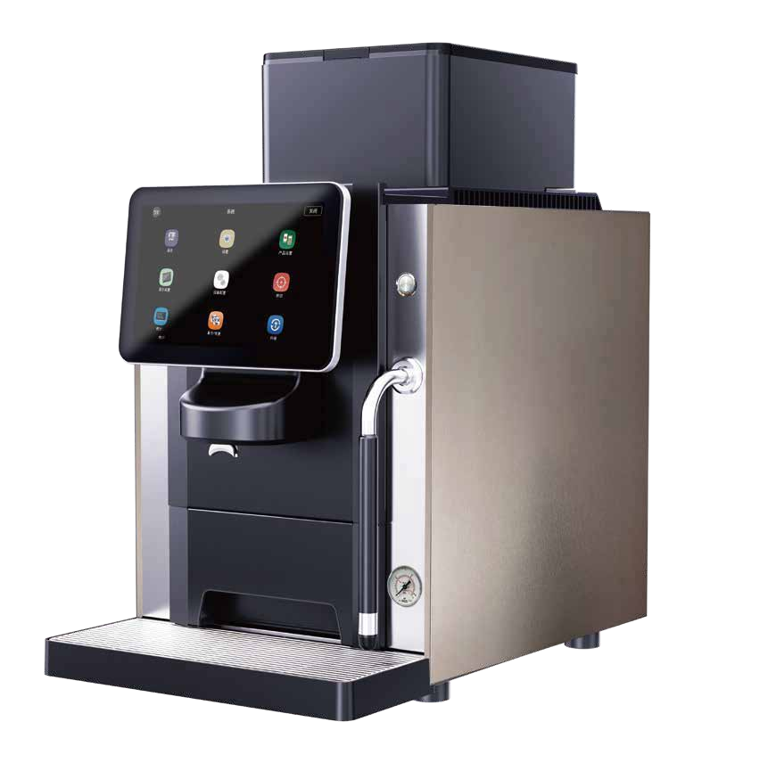 A28 Dual-Boiler Commercial Coffee Machine with 10.1-inch Touch Screen and 54mm Titanium Deck