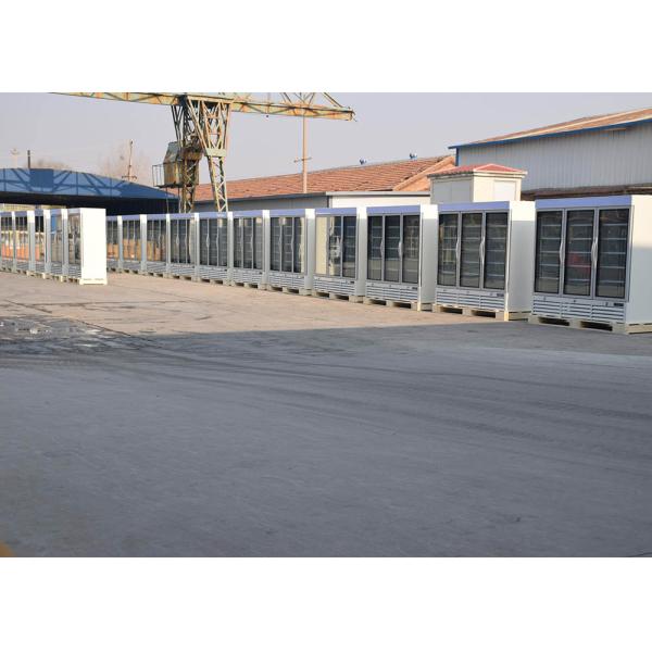 2040 литров 3 замораживателя Merchandiser двери качания стеклянных с нижней установленной системой рефрижерации R290