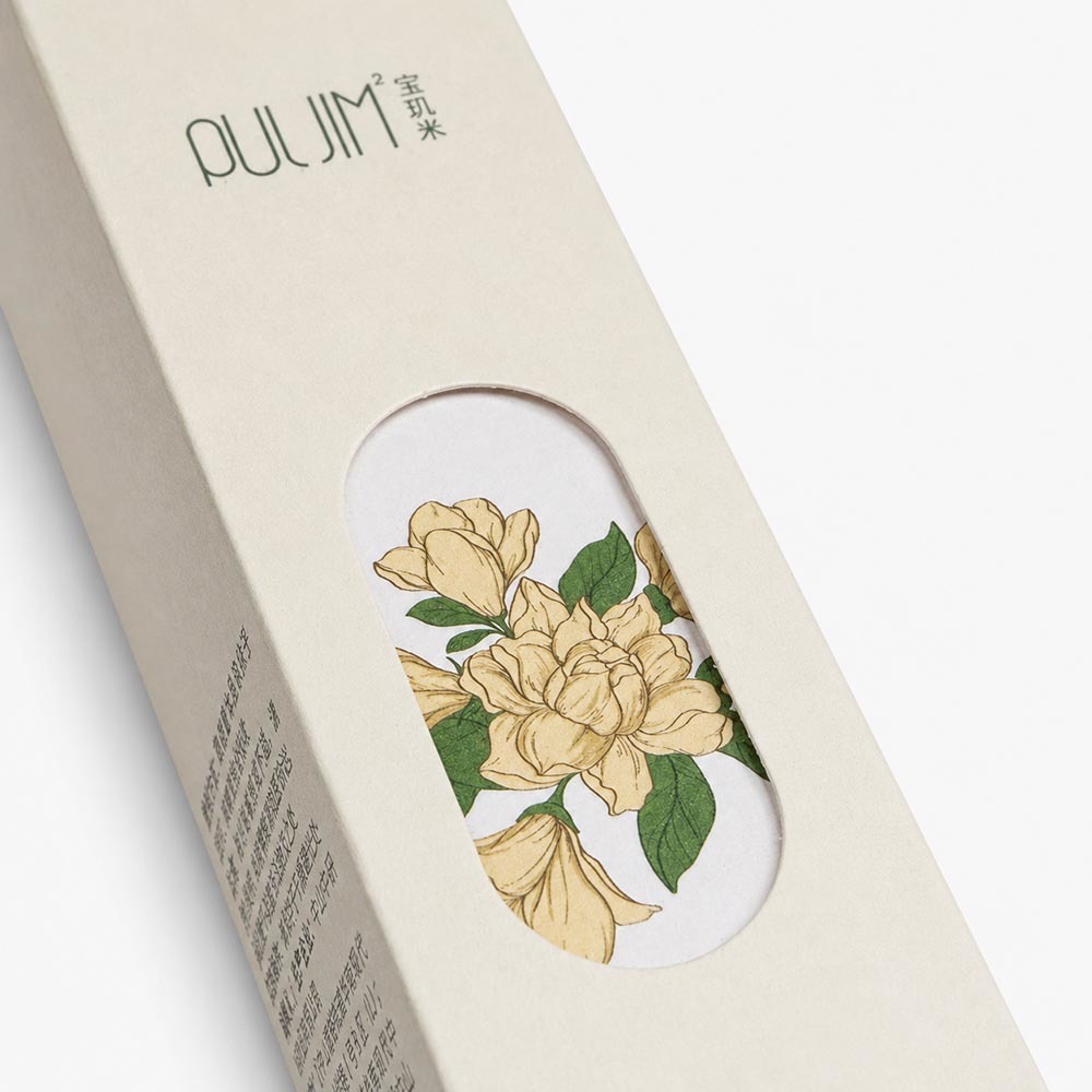 Box In Box Window Packaging Box Hand Cream Oval Display Slim Structure