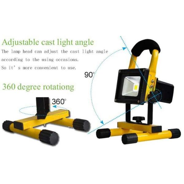Popular Style 30W Rechargeable Led Flood Light With Lithium Battery 18650