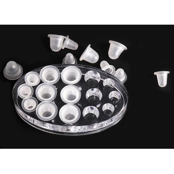 1.4cm Disposable Durable Silicone Tattoo Ink Ring Caps Eyelash Grafting