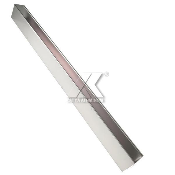 Sliding Track U Channel Aluminum Door Profile 6063 T5 For 10mm Glass Door Shower Room
