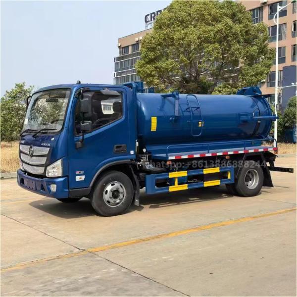 Original Factory High Quality  AUMARK  4000 Liters  Sewage Suction Truck  With Best Price   Vacuum Sewer  Sludge Truck