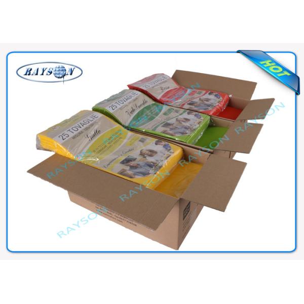 Одобренное  Non сплетенное ощупывание устранимой скатерти винила скатертей мягкое