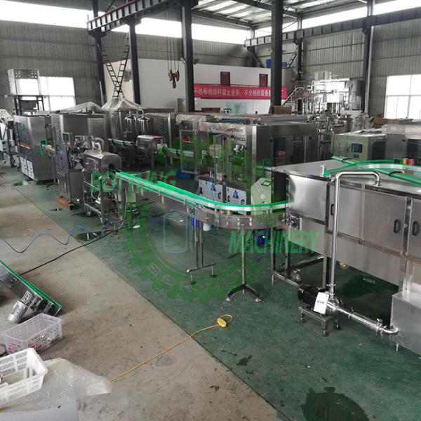 Auto Carbonated Soft Gas Soda Drink Tin / Aluminum Cans Filling Machine