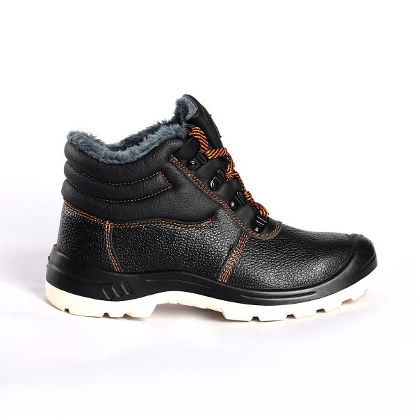 Oil Resistant Black Embossed Cow Leather Shoes Durable Stylish Goods
