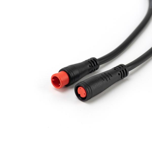 Black Y Shaped Wire Connector , IP67 M8 Mini Waterproof Connector
