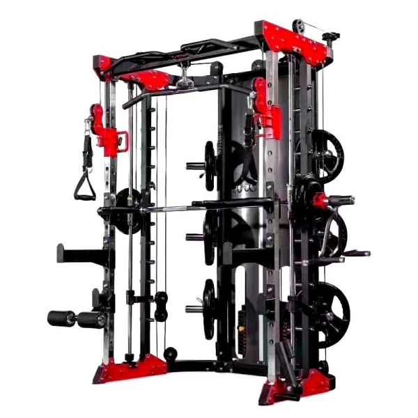 Befreeman Smith Machine Commercial Strength Training Equipment Gym Fitness Rack for Squat Bench Press Upper Body and Lower Body Workout