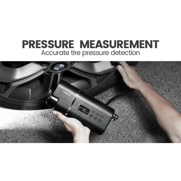 YANTU A31 Portable Cordless Digital Tire Inflator 12V 150PSI for High Pressure Removal