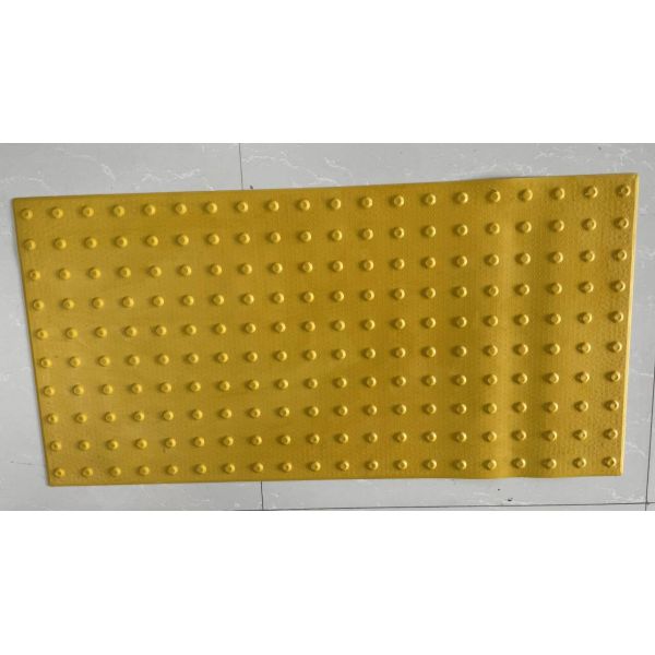 Tactile Pavement PVC Adhesive Black Tactile Tiles 60 *120cm / Indicator Mat & Stud Paving For Blind Guidance Indicator