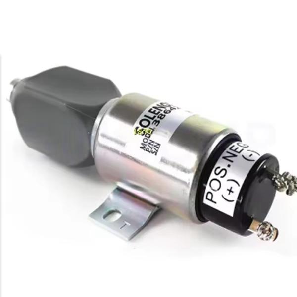 4BT 4B3.9 Engine 24V Fuel Shutoff Solenoid Valve 386-4274 3864274 For  CAT E320 E200B Excavator