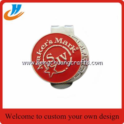 Personalized golf accessory hat clips custom,welcome to use your own logo hat clip design