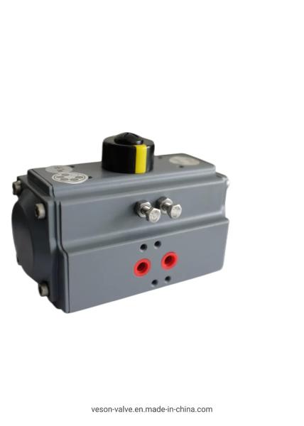 Actuated Sanitary Ball Valve with Tri-Clamp Connection, Full Port Design, and 1000 PSI WOG Rating