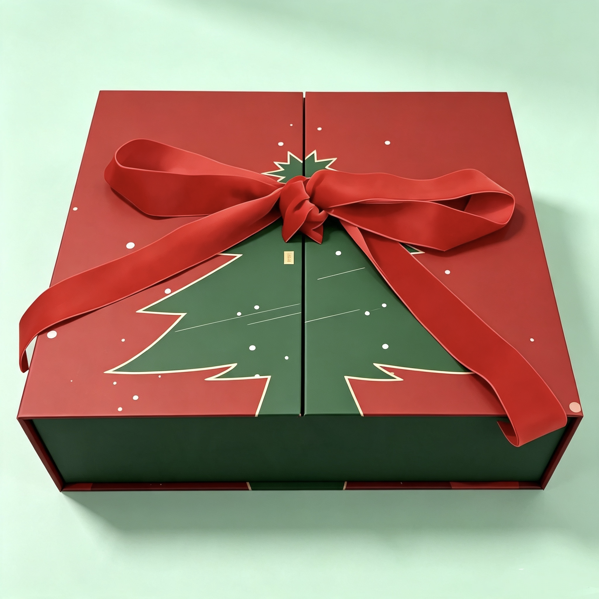 UV Printing Christmas Gift Box with Pantone Color + CMYK and Customizable Design for Holiday Packaging