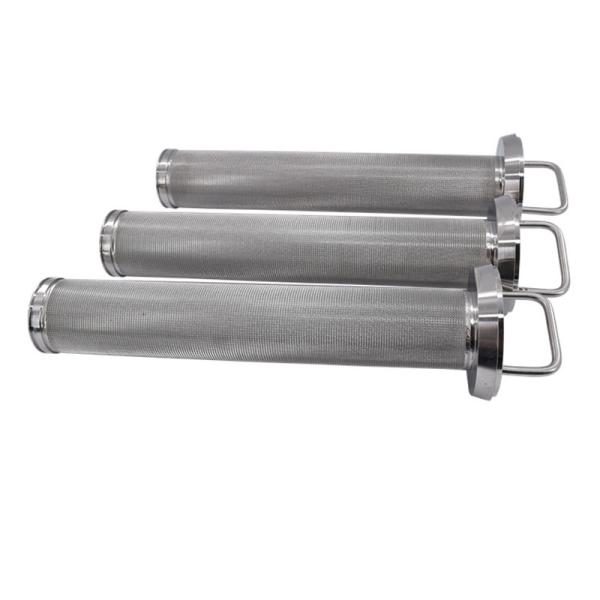 Precision Stainless Steel Water Filter Cartridge With Threaded Or Flanged End Connection Fine Filtration