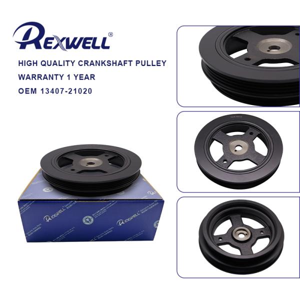 13407-21020 13407-21030 Poulie de vilebrequin de moteur pour Toyota Vios Yaris Echo NCP1# 1NZ
