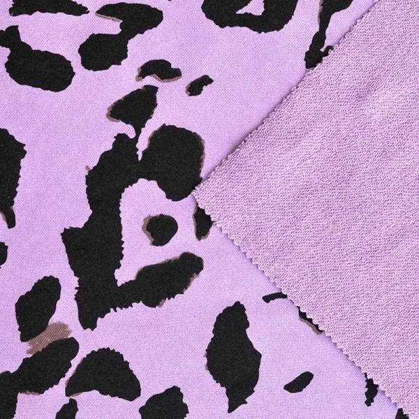 29% полиэстер 71% хлопок OEM напечатало свитер вяжет ткань двором