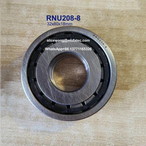Nissan JF016 JF017 Automotive Transmission Bearings RNU208-8 Cylindrical Roller Bearings 32x80x18mm