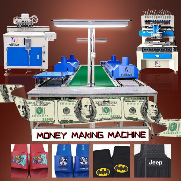 High Output and Easy to Operate PVC plastic slippers upper sole Car Mats making machine Car Floor Mats Dripping Machine