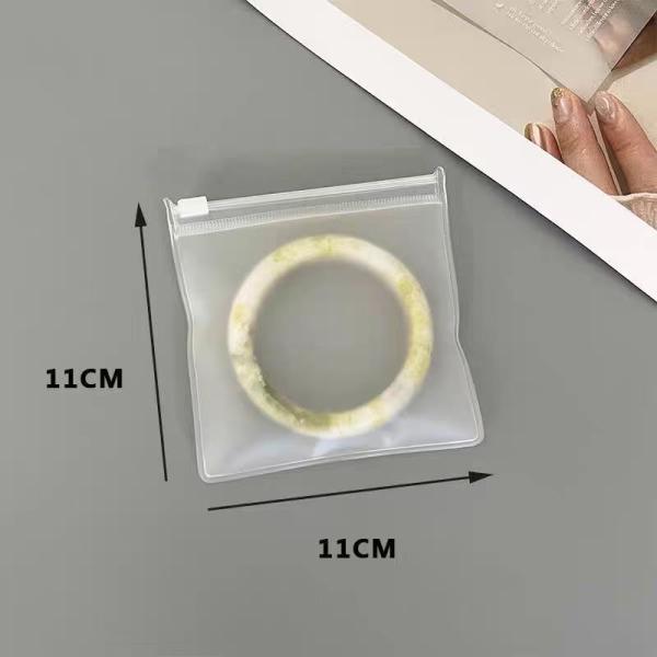 Biodegradable Transparent Jewelry Bag Jewelry Bag Plastic Soft Plastic Bag Jewelry Storage Bag Pinch Ziplock Bag Factory Direct Sales