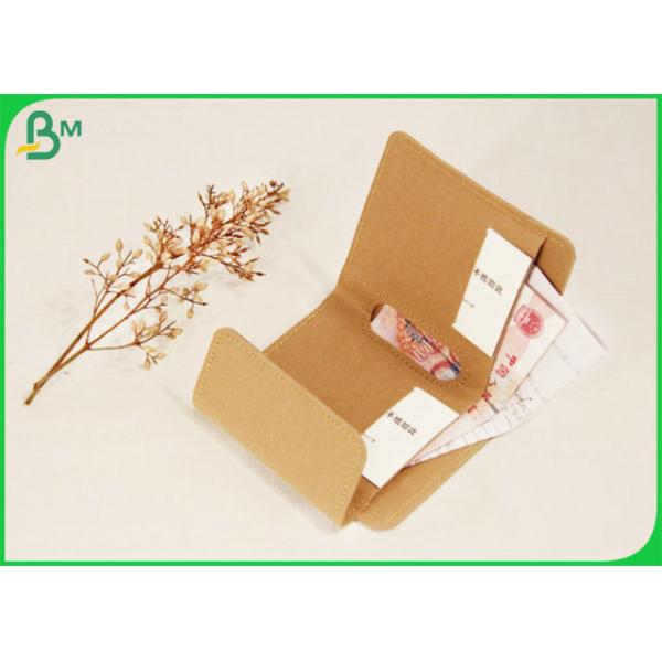 Resistencia de rasgón y papel lavable del artículo los 0.55MM Kraft para la cartera