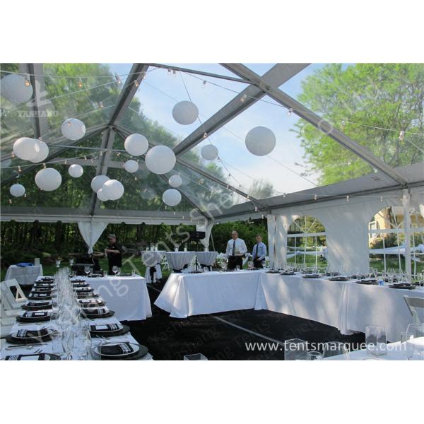 Beautiful Transparent PVC Cover Aluminum Alloy Frame Luxury Outdoor Marquee Tent For Wedding