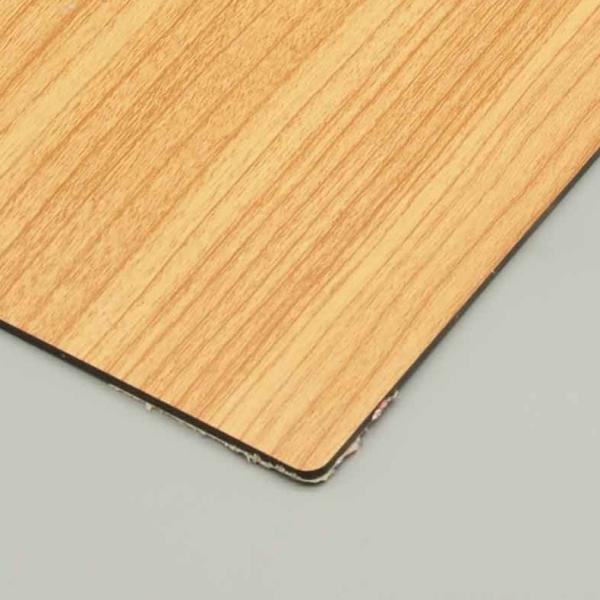 48inch High Strength Aluminium Composite Panel Wood Finish Chemical Resistant Pvdf Acp